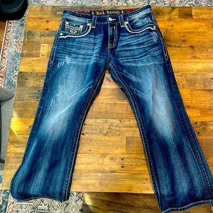 Rock Revival Leon Boot Jeans - sz 36 - gently worn